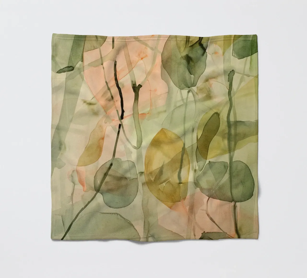 Pastel Green Pattern coperta in pile da treechild