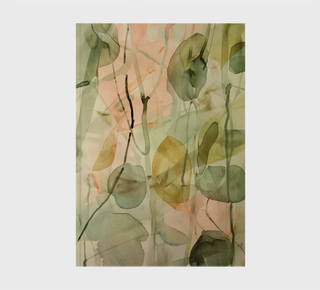Pastel Green Pattern notebook by treechild