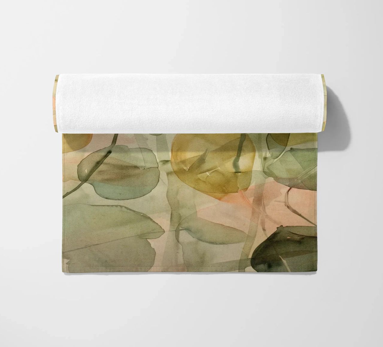 Pastel Green Pattern telo mare da treechild