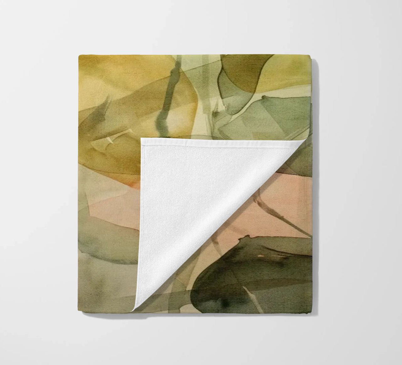 Pastel Green Pattern telo mare da treechild