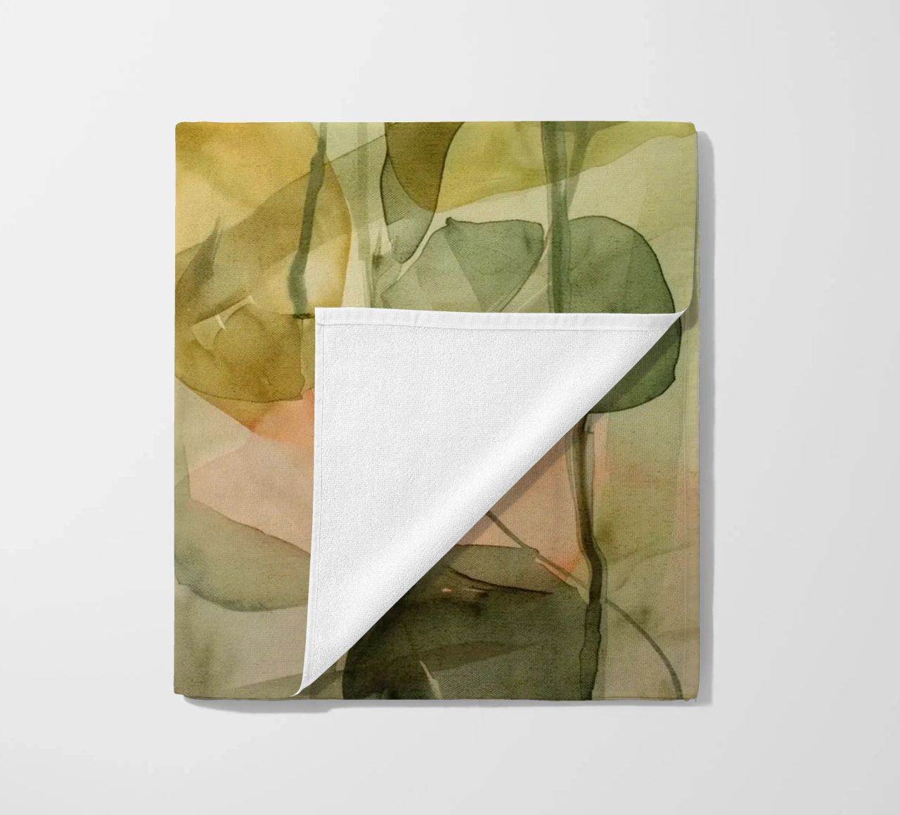 Pastel Green Pattern telo mare da treechild