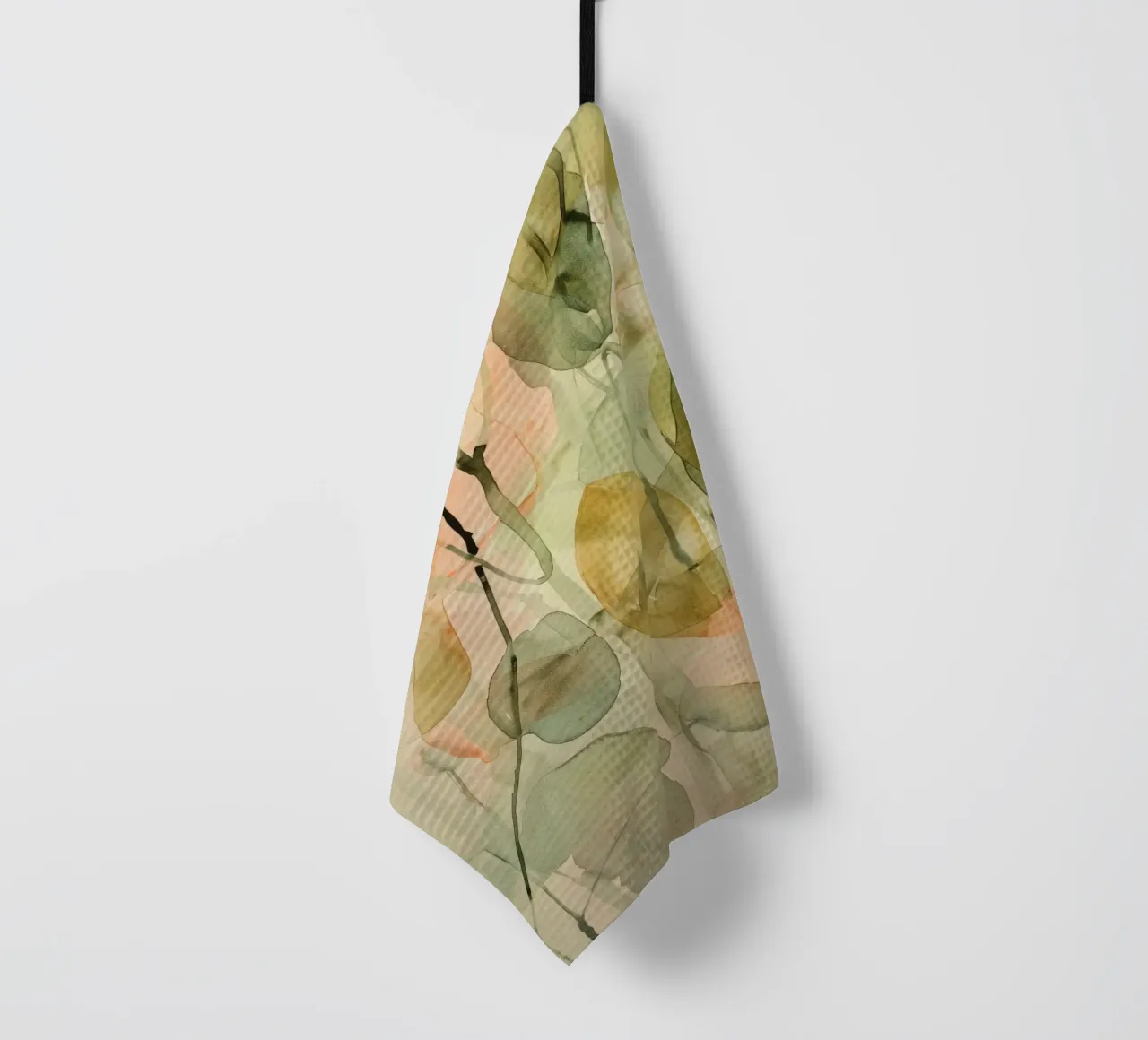 Pastel Green Pattern canovaccio da cucina da treechild
