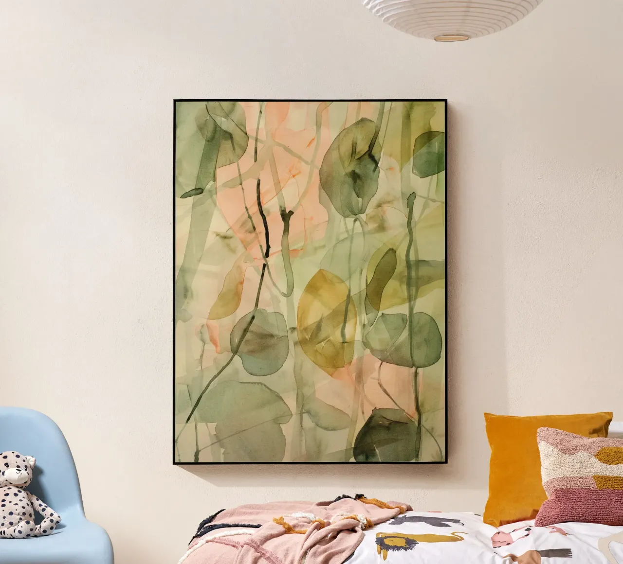 Pastel Green Pattern plexiglass da treechild