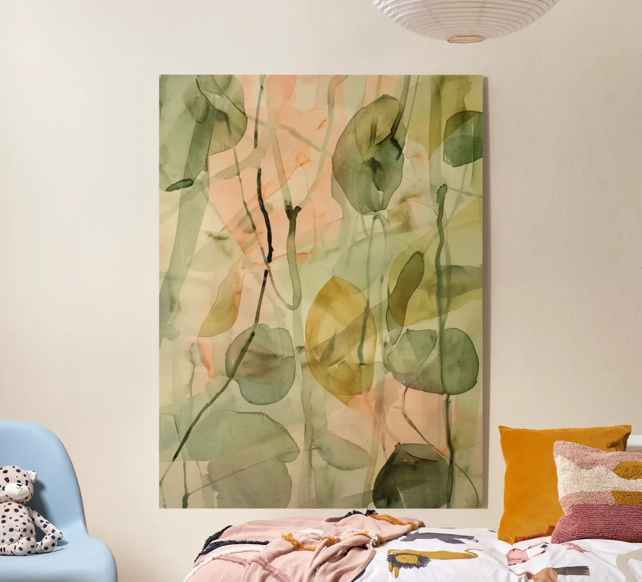 Pastel Green Pattern plexiglass da treechild