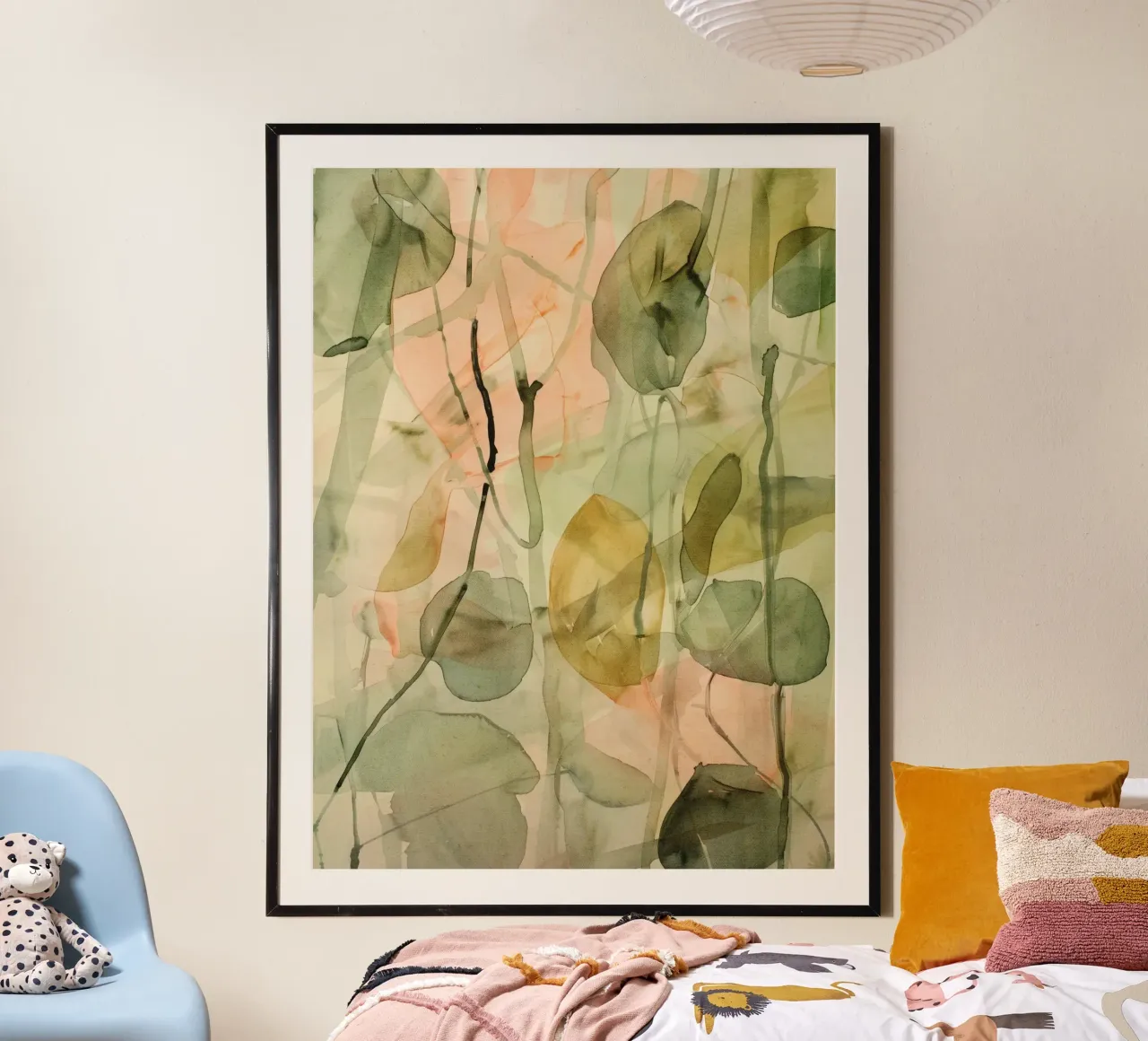 Pastel Green Pattern poster da treechild