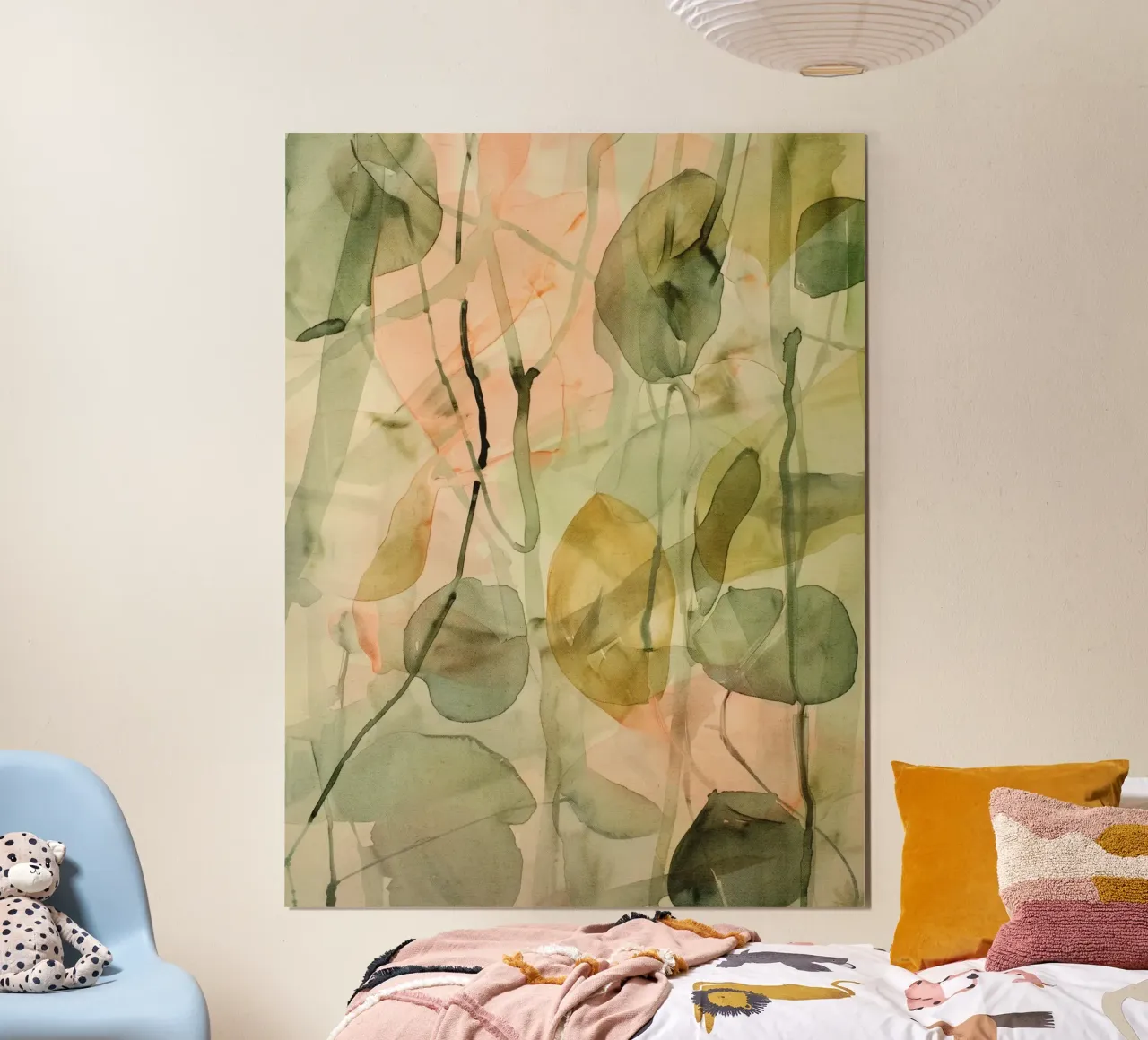Pastel Green Pattern poster da treechild