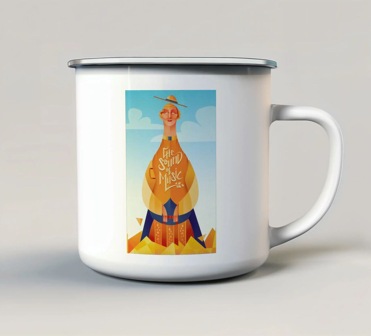 The Sound of Music tazza in smalto da Sean Loose