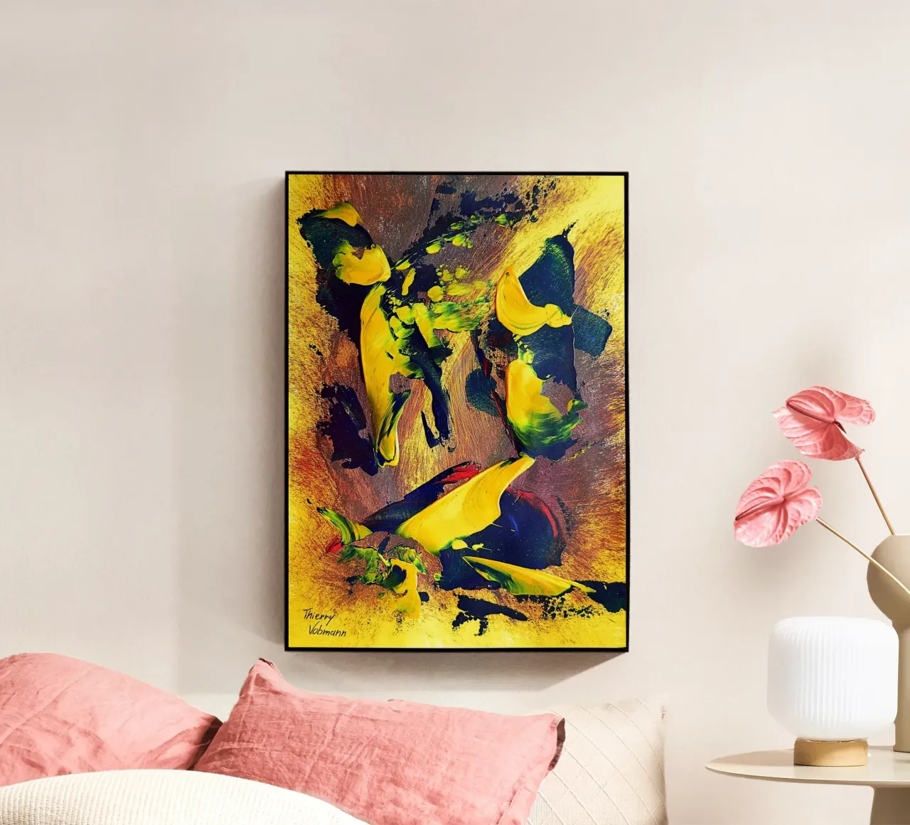 IDEAL GIFT 32 plexiglass da Thierry Vobmann Abstract painting