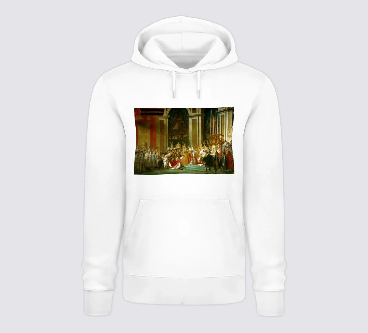 Jacques-Louis David - L'incoronazione di Napoleone felpa con cappuccio da William Store