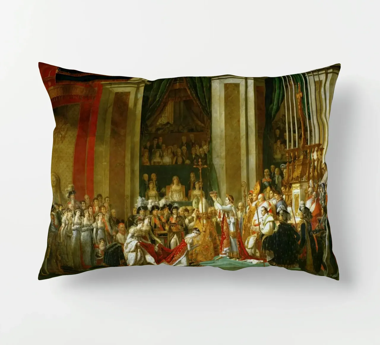 Jacques-Louis David - L'incoronazione di Napoleone cuscino da William Store