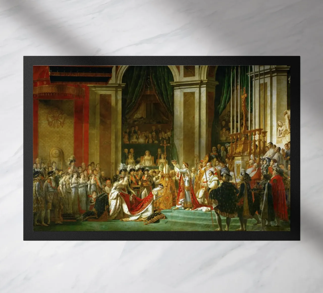 Jacques-Louis David - L'incoronazione di Napoleone zerbino da William Store