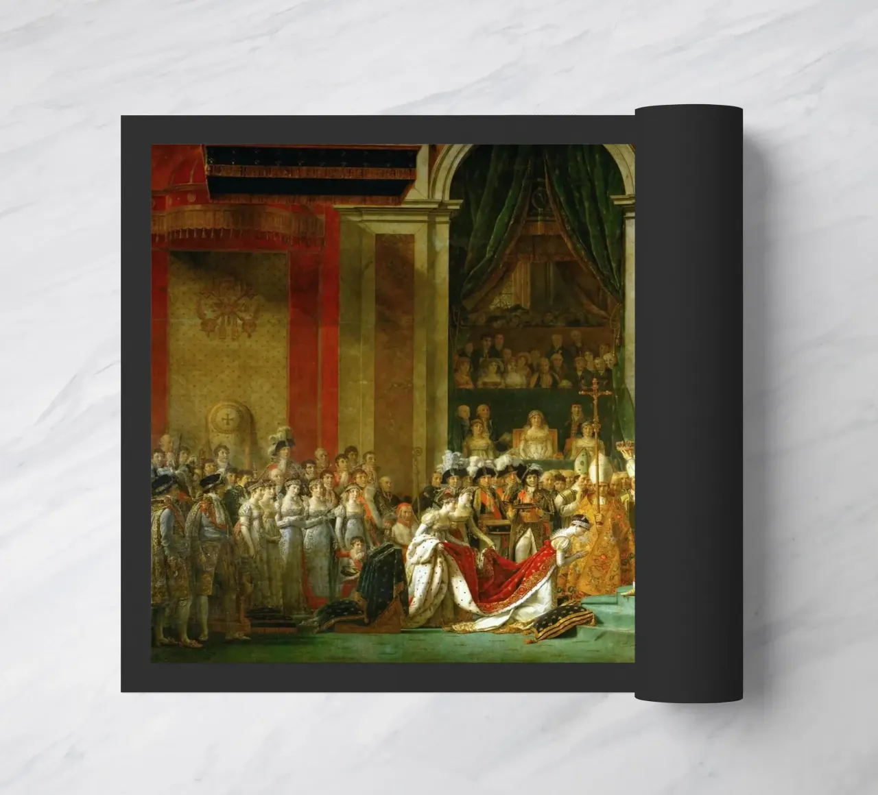 Jacques-Louis David - L'incoronazione di Napoleone zerbino da William Store