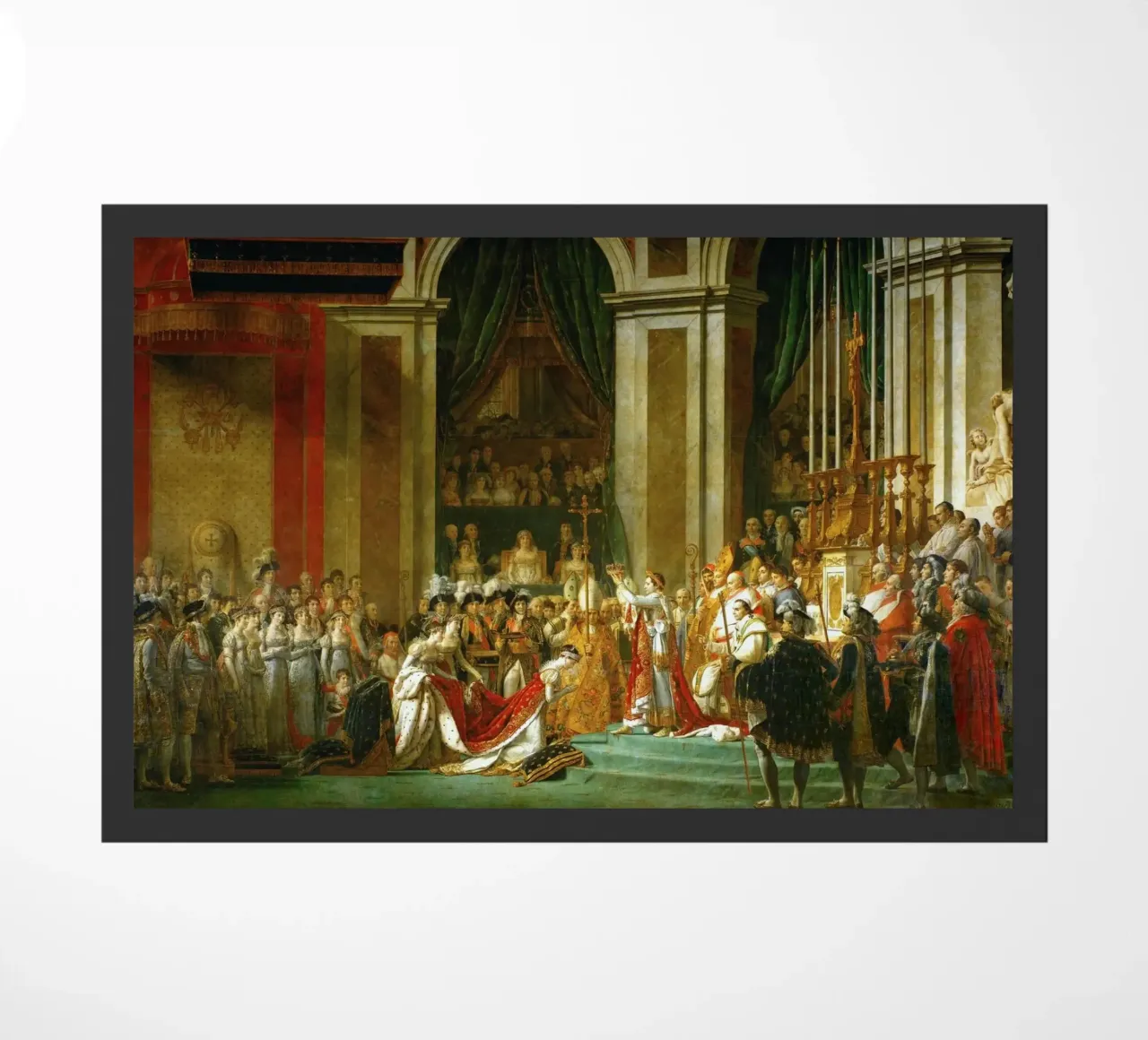 Jacques-Louis David - L'incoronazione di Napoleone zerbino da William Store