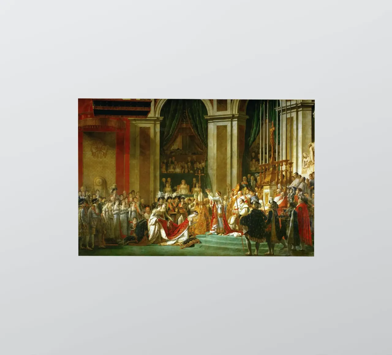 Jacques-Louis David - The Coronation of Napoleon sticker by William Store