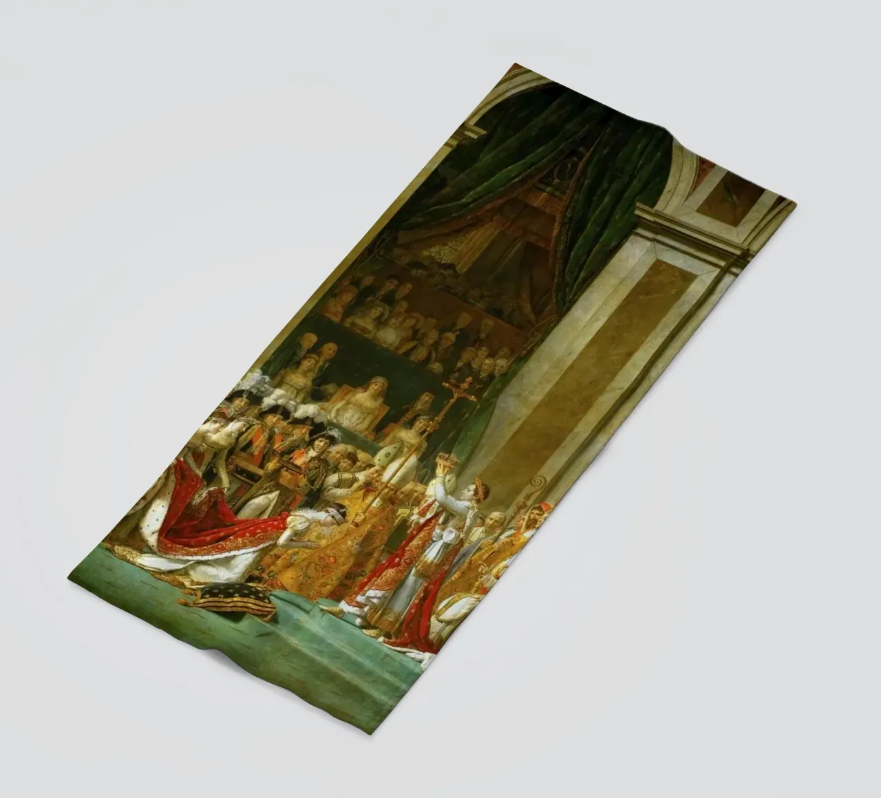 Jacques-Louis David - L'incoronazione di Napoleone telo mare da William Store