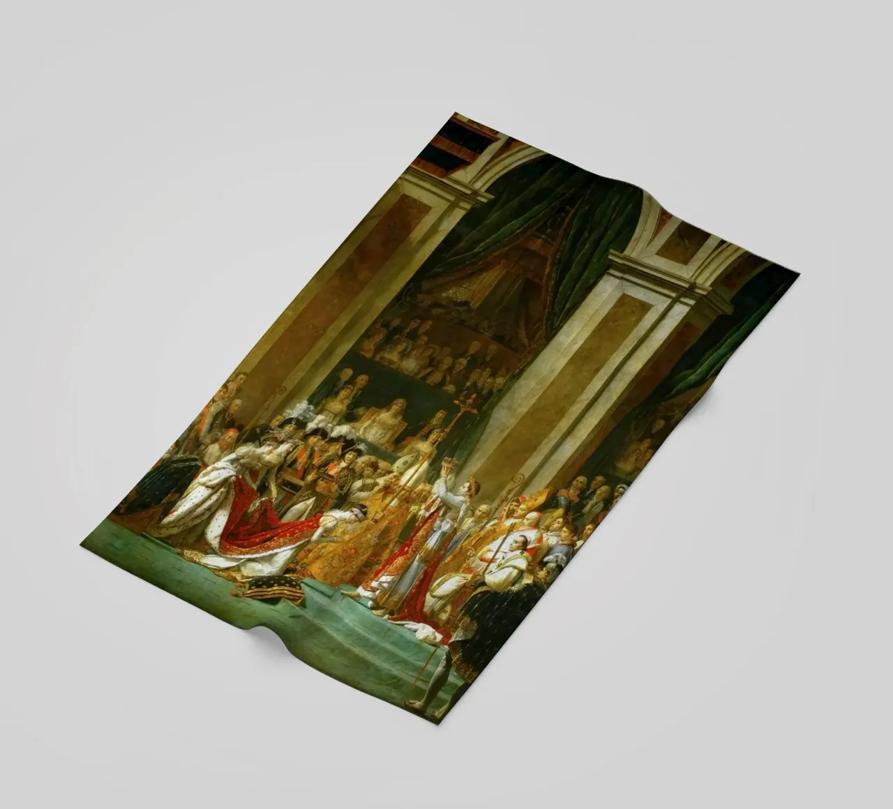 Jacques-Louis David - L'incoronazione di Napoleone telo mare da William Store