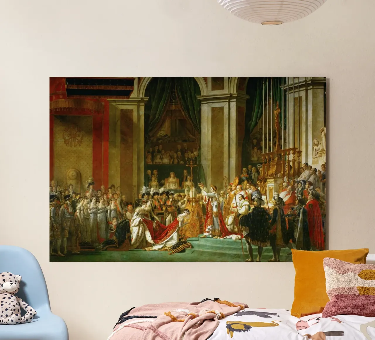 Jacques-Louis David - The Coronation of Napoleon forex plate by William Store
