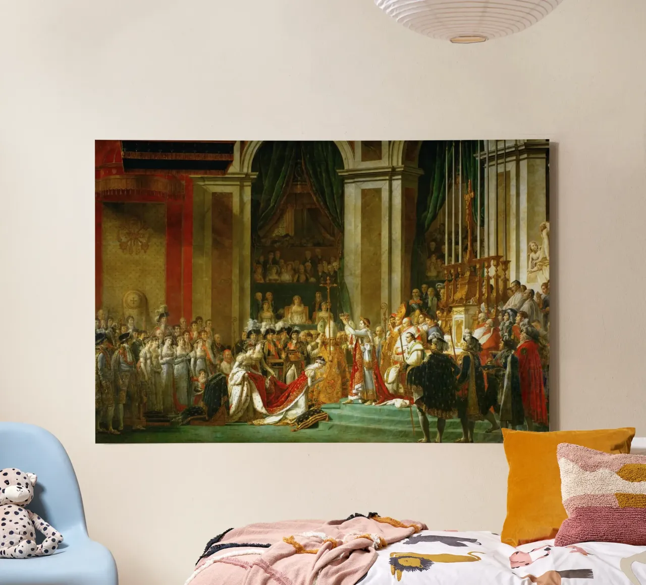 Jacques-Louis David - The Coronation of Napoleon canvas by William Store