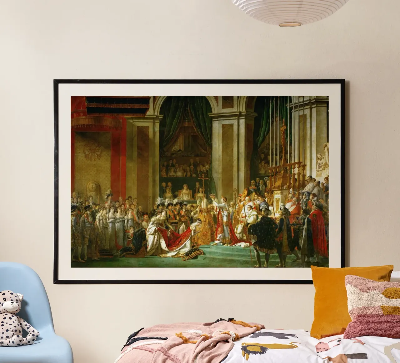 Jacques-Louis David - L'incoronazione di Napoleone carta hahnemühle da William Store