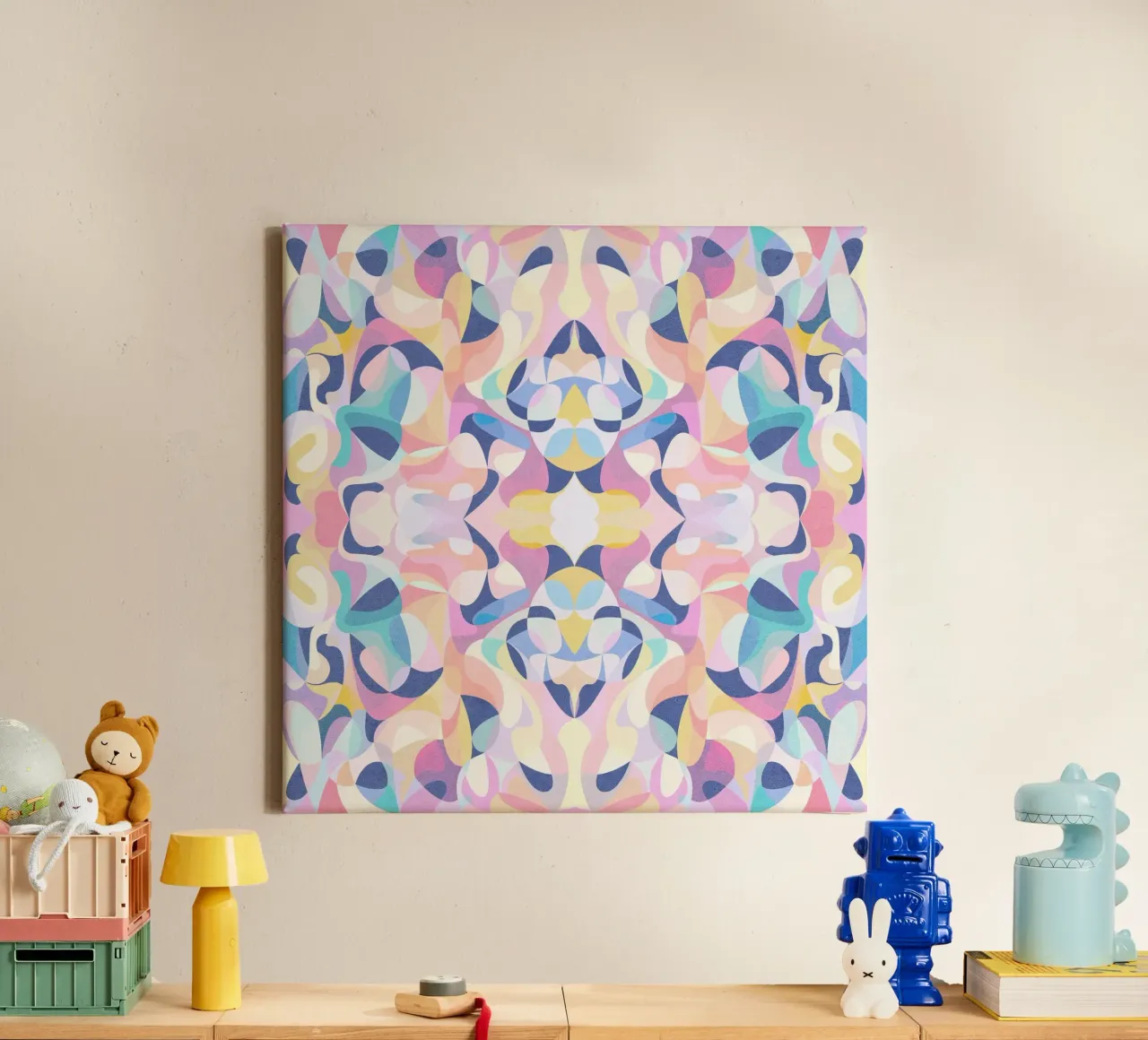 Happy To Be Here canvas by lovely lines