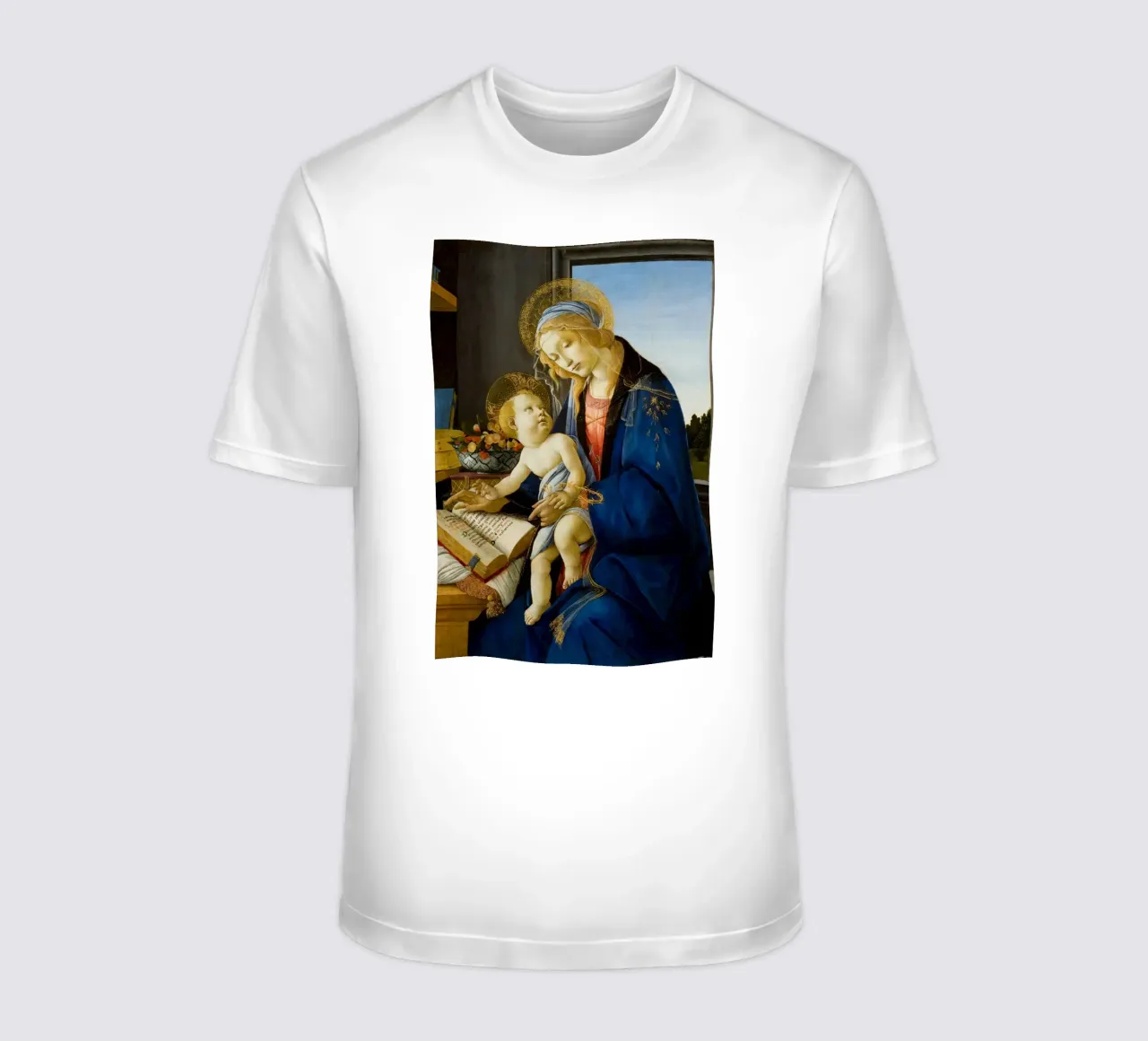 Sandro Botticelli - Madonna del Libro t-shirt da Timeless Artworks