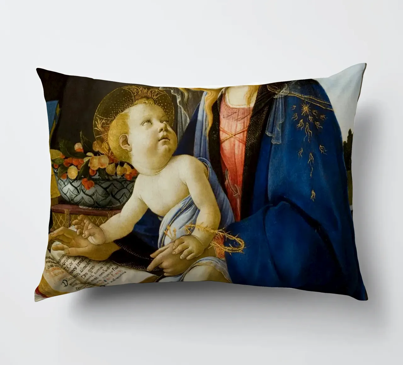Sandro Botticelli - Madonna del Libro cuscino da Timeless Artworks
