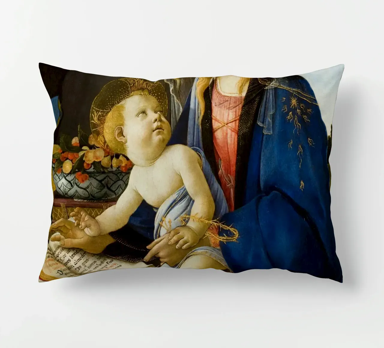 Sandro Botticelli - Madonna del Libro cuscino da Timeless Artworks
