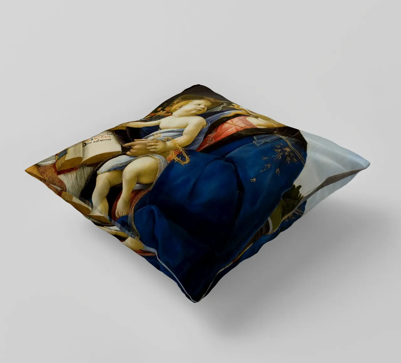 Sandro Botticelli - Madonna del Libro cuscino da Timeless Artworks