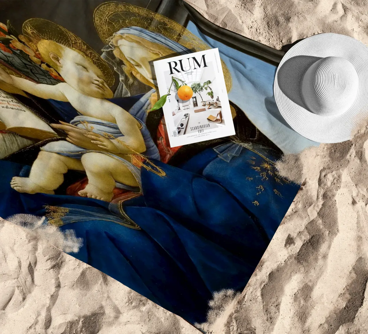 Sandro Botticelli - Madonna del Libro telo mare da Timeless Artworks