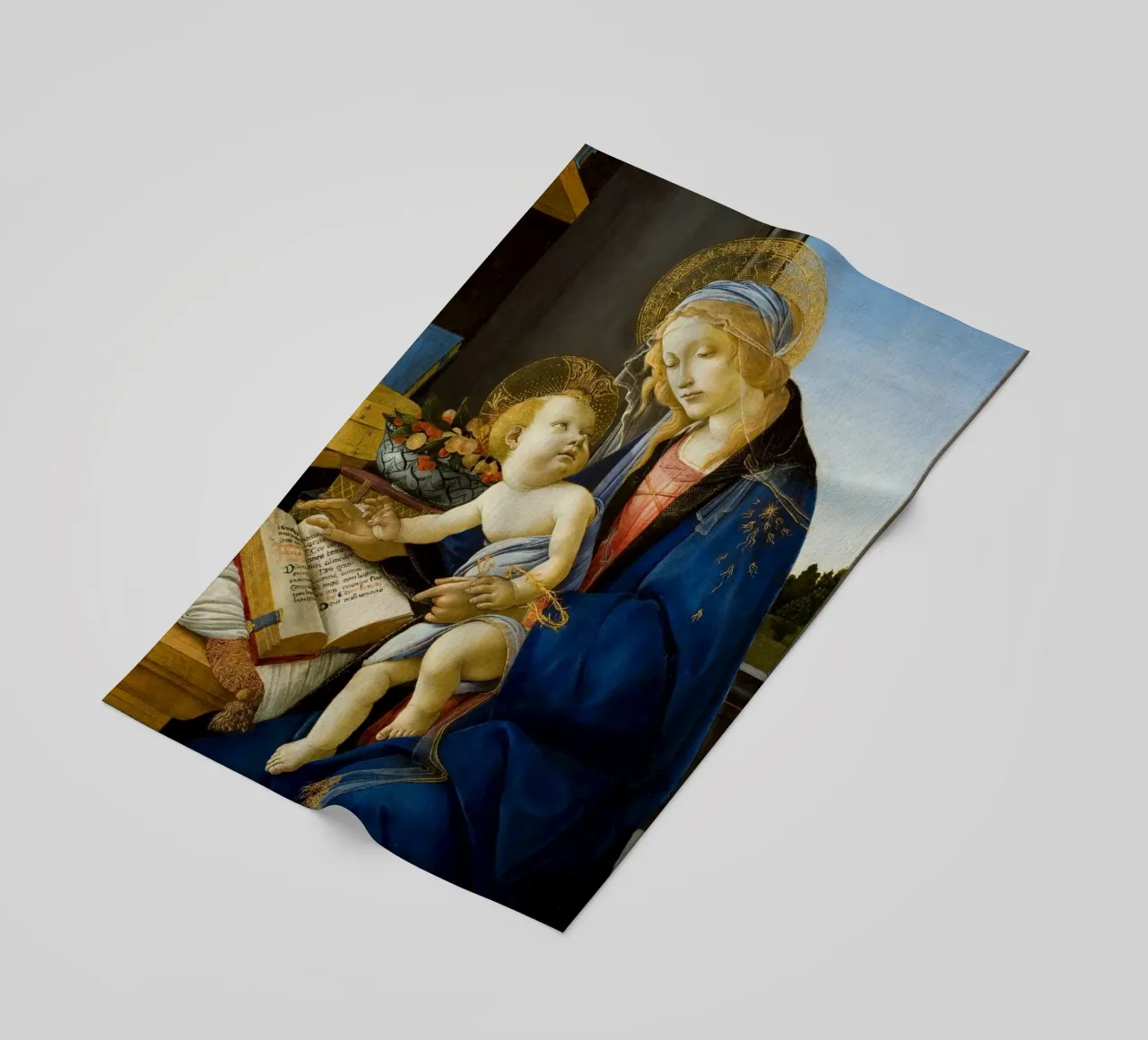 Sandro Botticelli - Madonna del Libro telo mare da Timeless Artworks