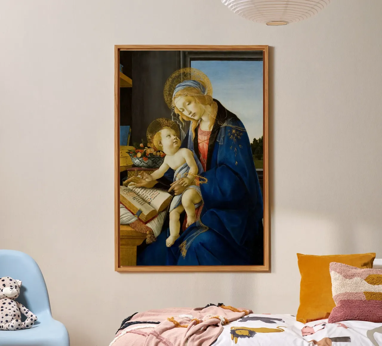 Sandro Botticelli - Madonna del Libro alluminio dibond da Timeless Artworks