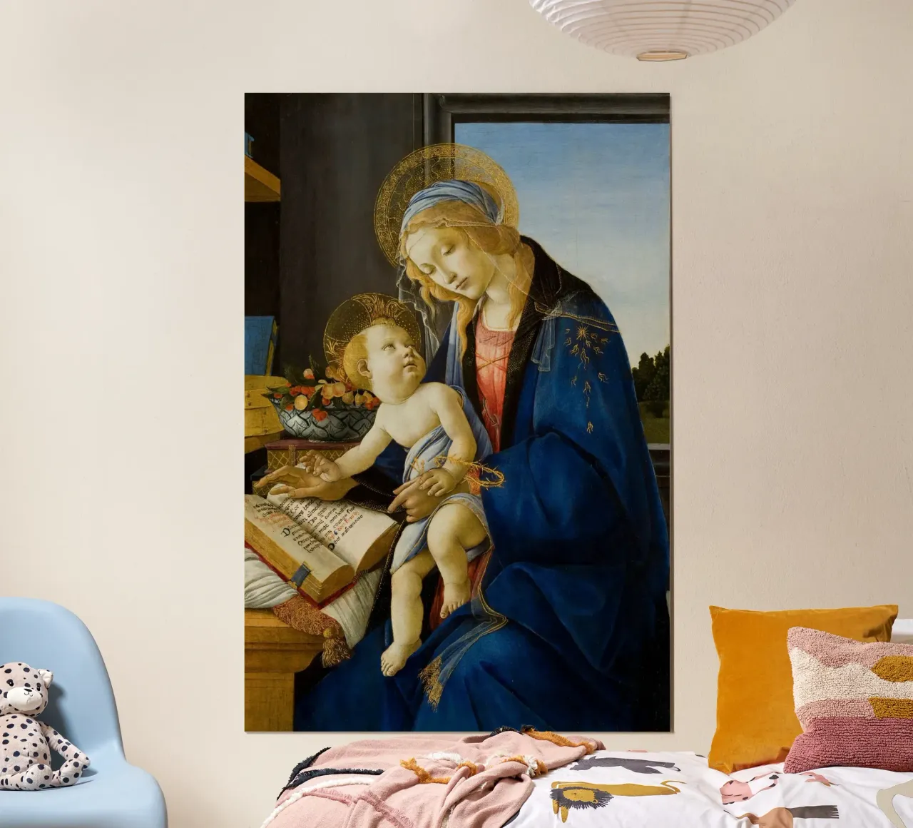 Sandro Botticelli - Madonna del Libro carta hahnemühle da Timeless Artworks