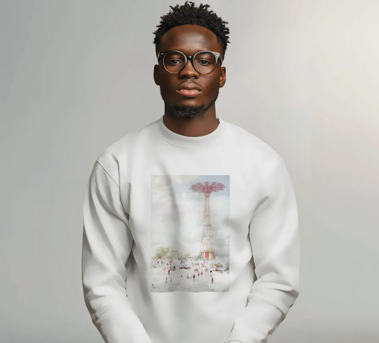 Brooklyn Eiffel Tower felpa da Mina Teslaru