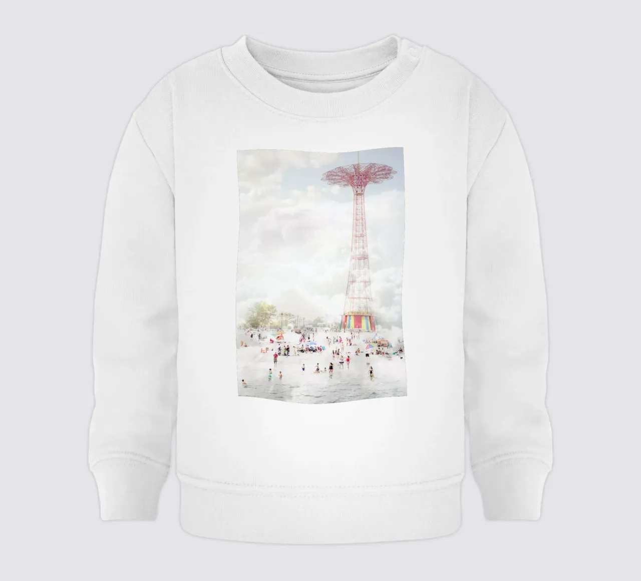 Brooklyn Eiffel Tower felpa neonato da Mina Teslaru