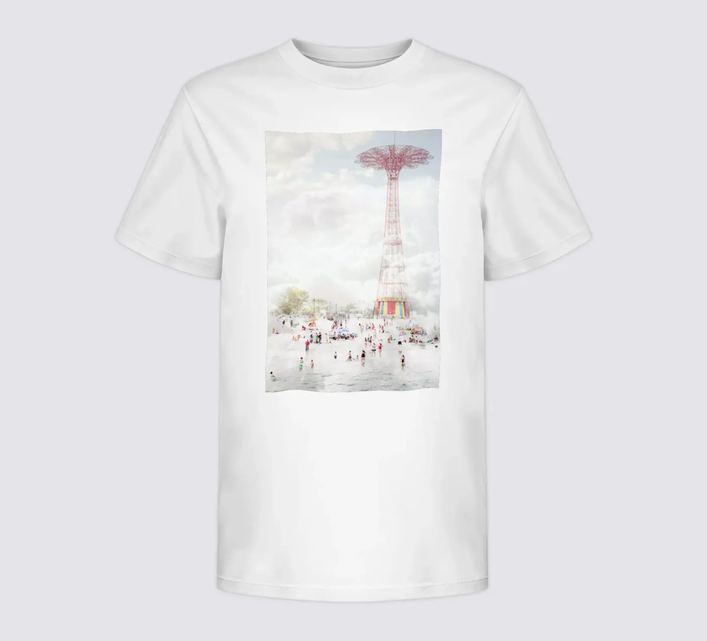 Brooklyn Eiffel Tower t-shirt bambini da Mina Teslaru