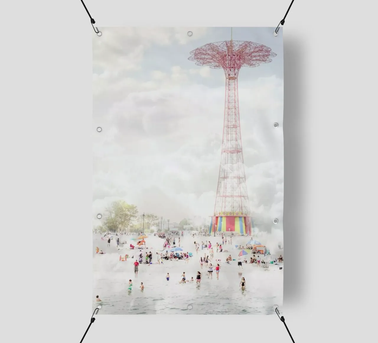 Brooklyn Eiffel Tower telo in pvc da Mina Teslaru
