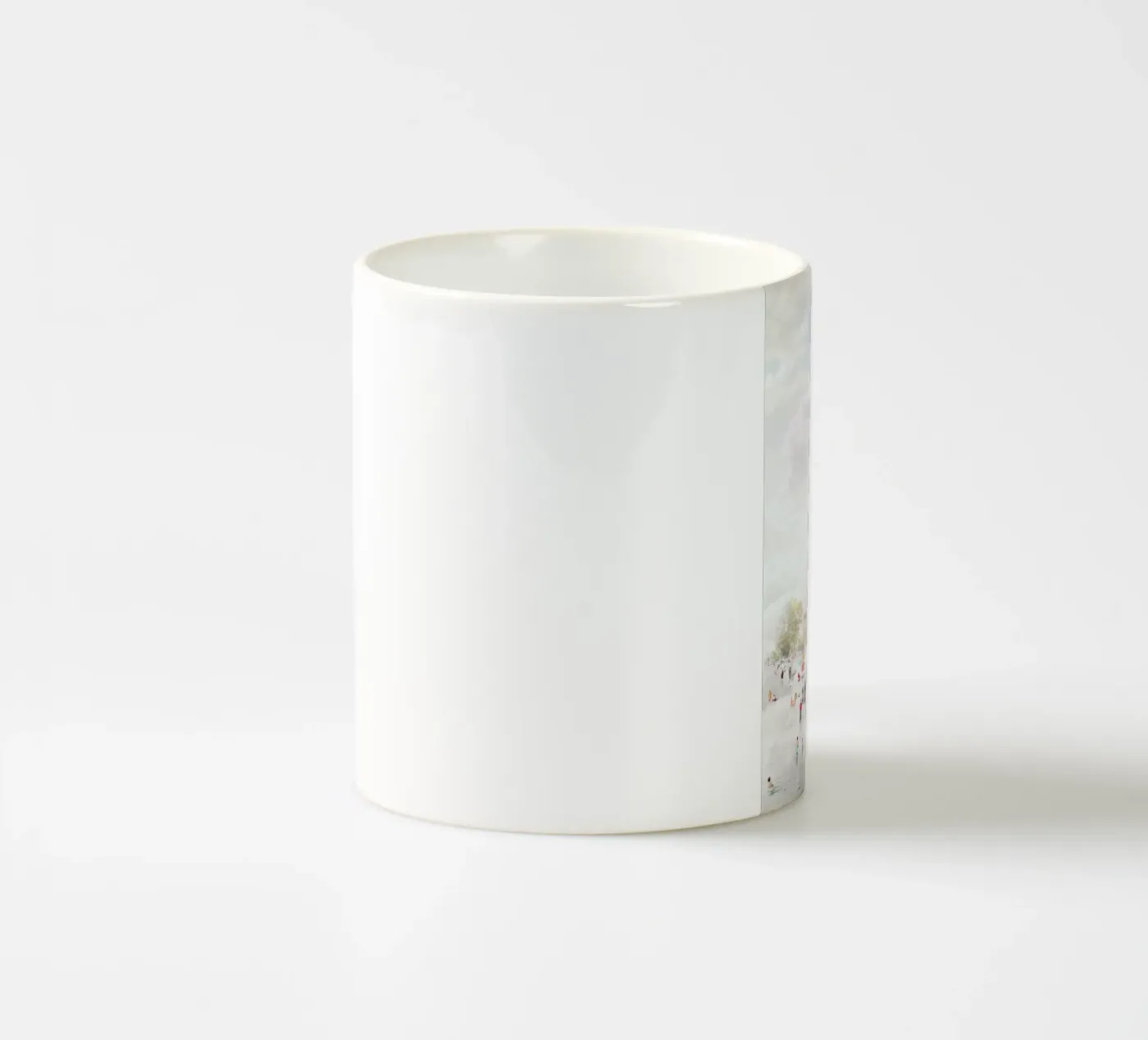 Brooklyn Eiffel Tower ceramic mug by Mina Teslaru