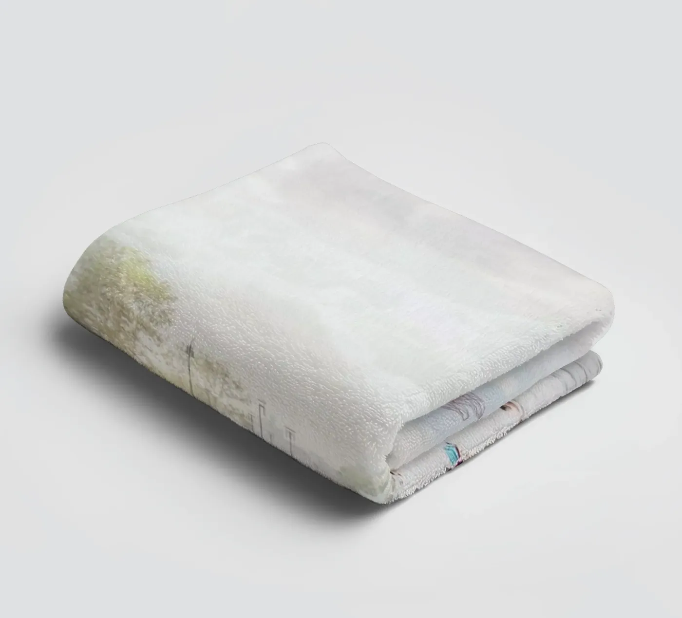 Brooklyn Eiffel Tower badhanddoek van Mina Teslaru