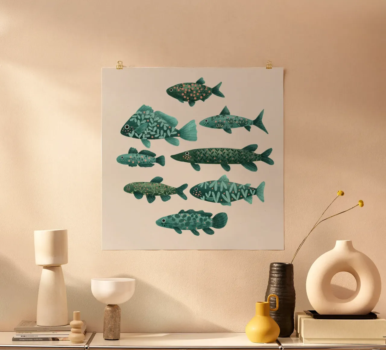 Monika Szczerbinska - Fische carta hahnemühle da The Artcircle