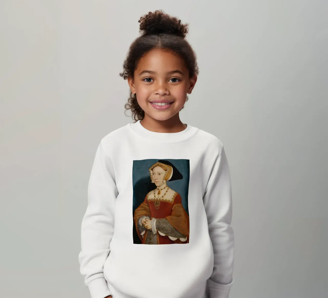 Jane Seymour, regina d'Inghilterra - Hans Holbein felpa bambino da William Store