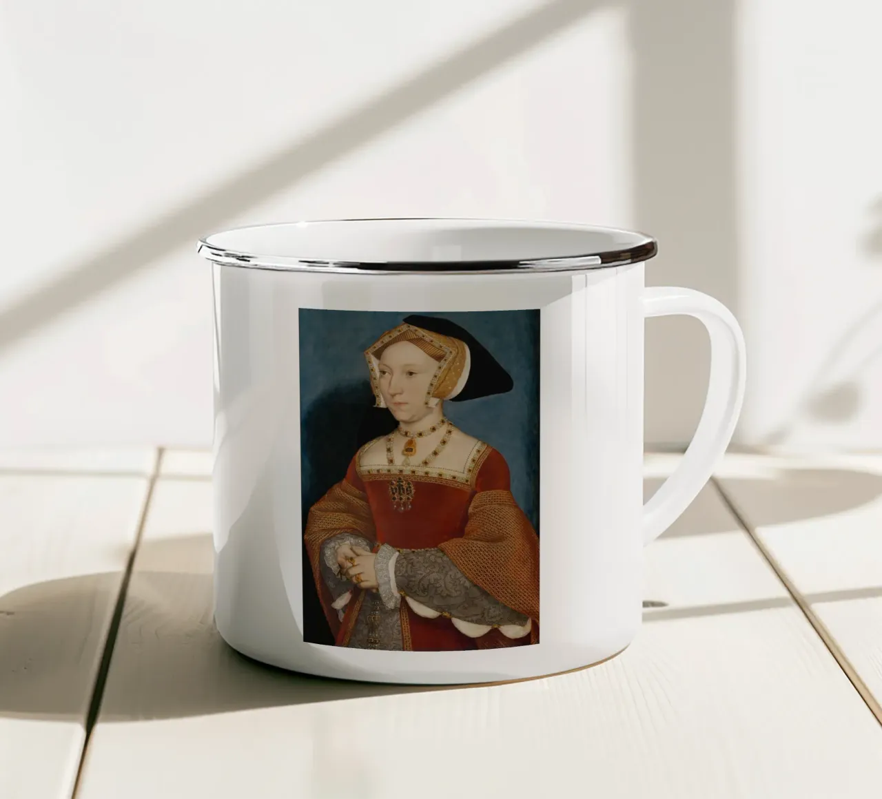 Jane Seymour, regina d'Inghilterra - Hans Holbein tazza in smalto da William Store