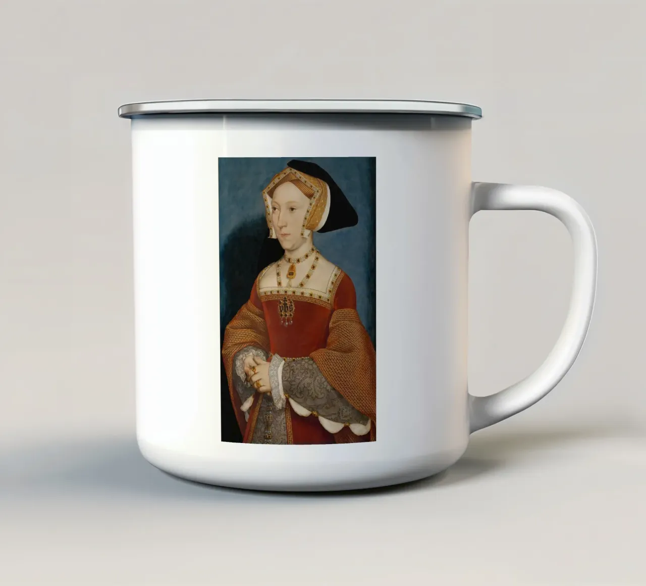 Jane Seymour, regina d'Inghilterra - Hans Holbein tazza in smalto da William Store