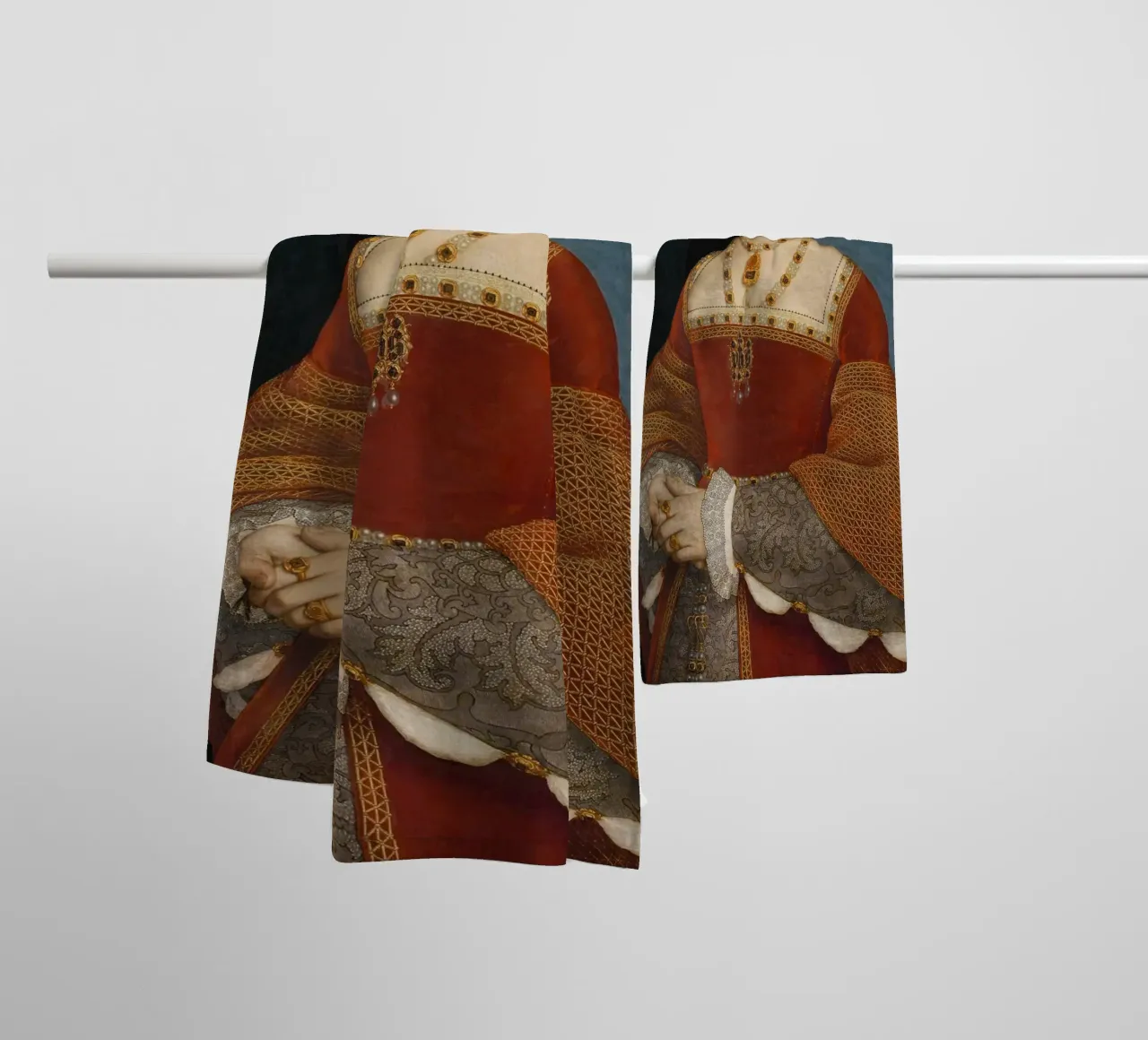 Jane Seymour, regina d'Inghilterra - Hans Holbein asciugamano da bagno da William Store