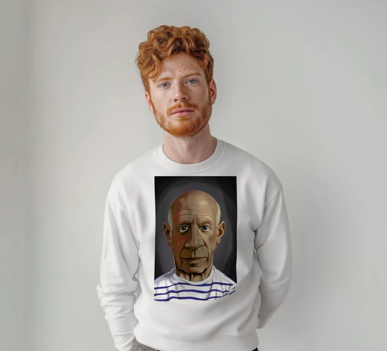 Pablo Picasso felpa da Rob Art | Illustration