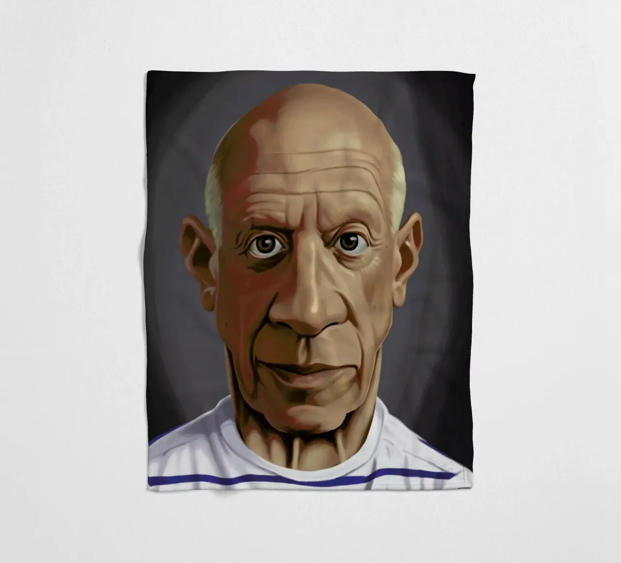 Pablo Picasso coperta in pile da Rob Art | Illustration