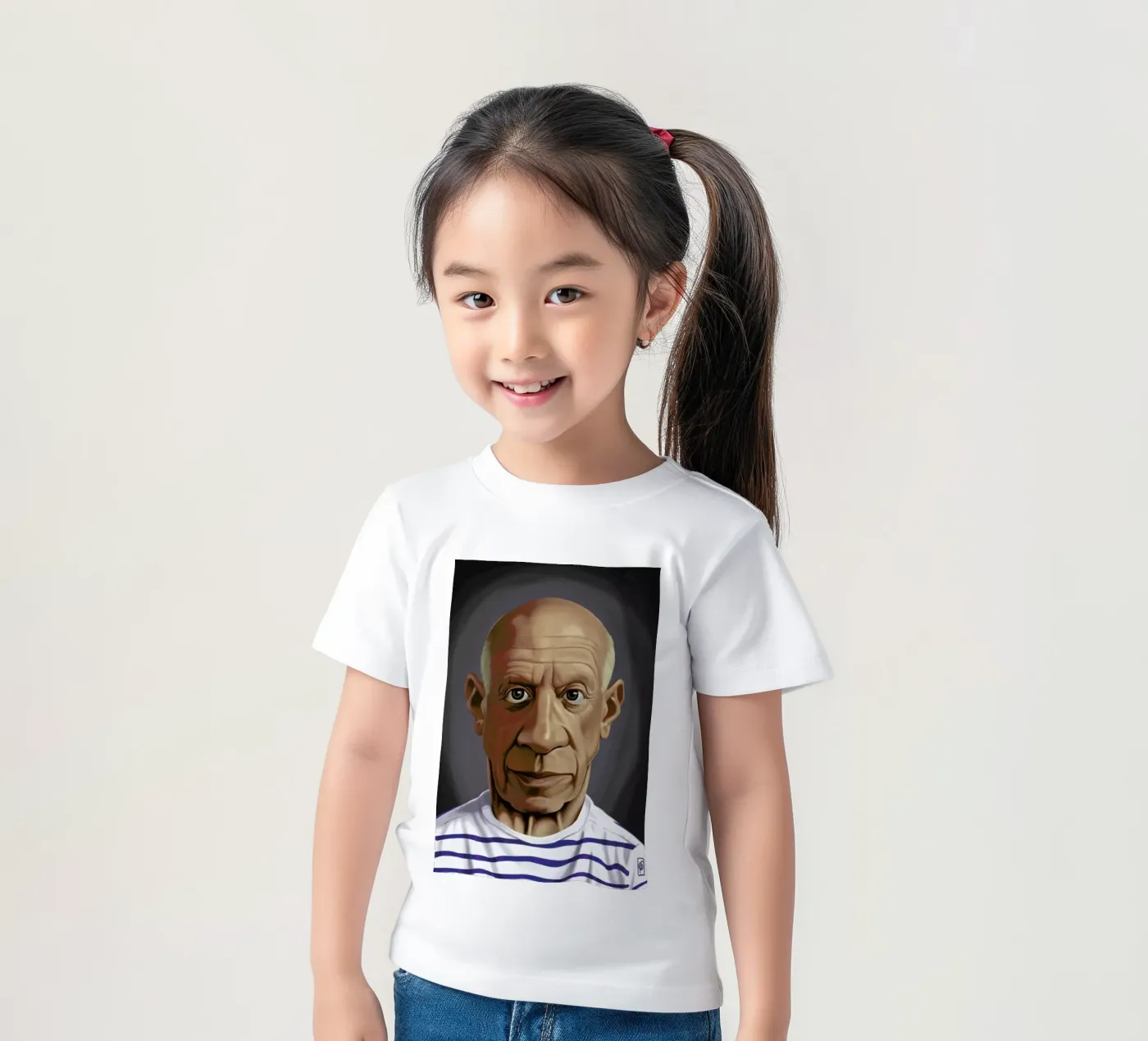 Pablo Picasso t-shirt bambini da Rob Art | Illustration