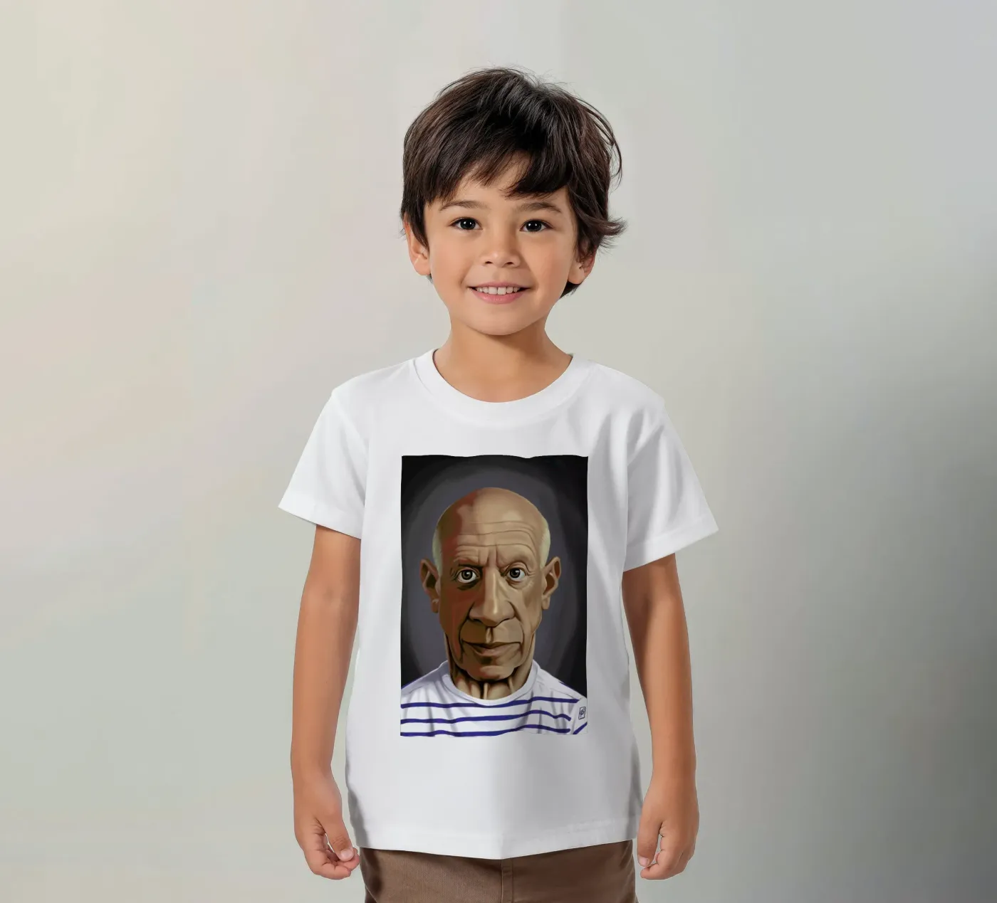 Pablo Picasso t-shirt bambini da Rob Art | Illustration