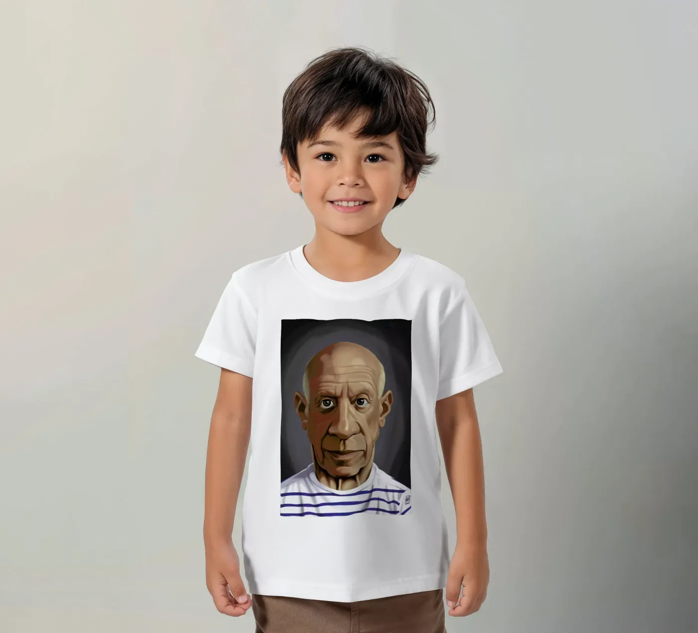 Pablo Picasso t-shirt bambini da Rob Art | Illustration