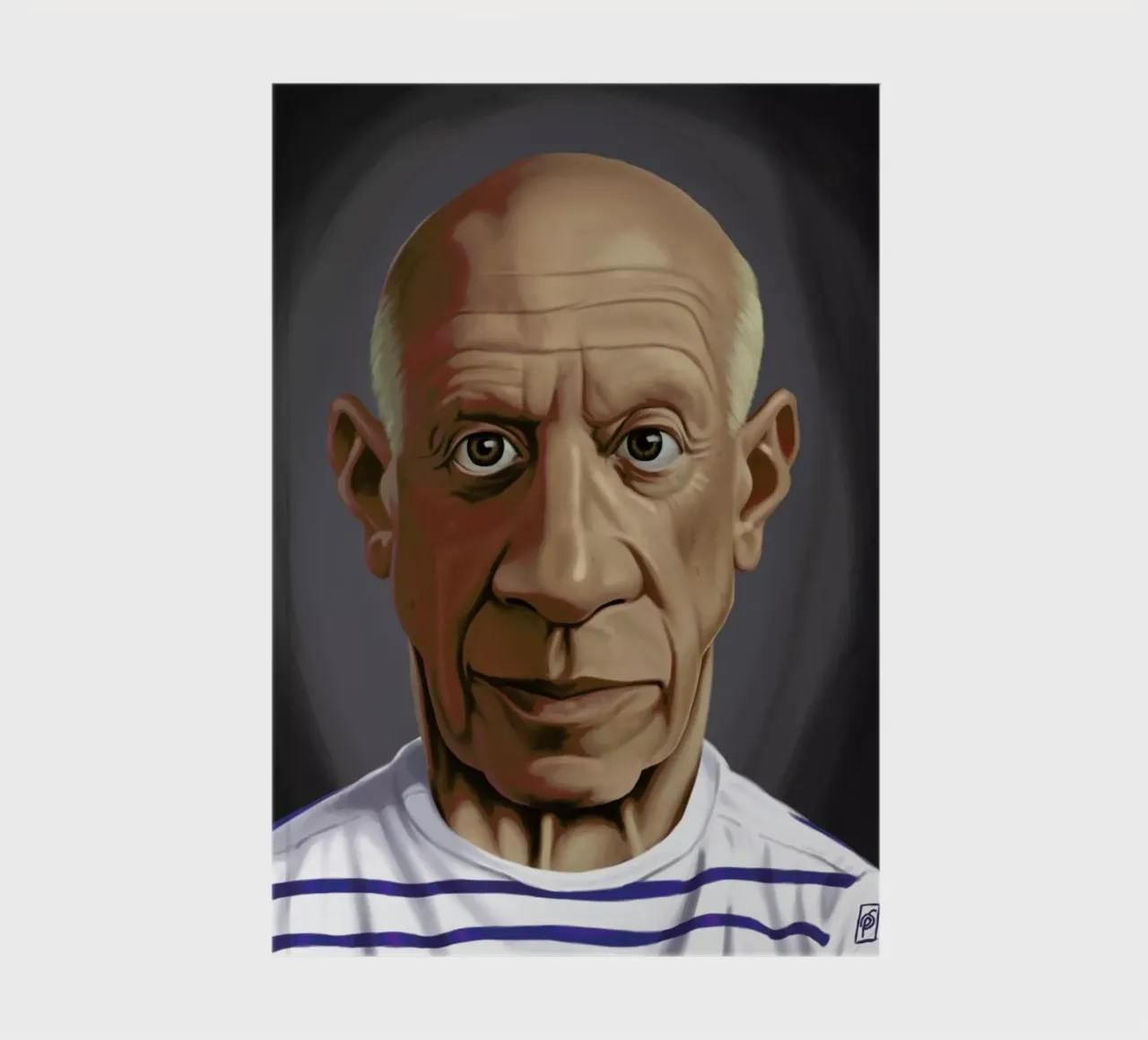 Pablo Picasso notebook by Rob Art | Illustration