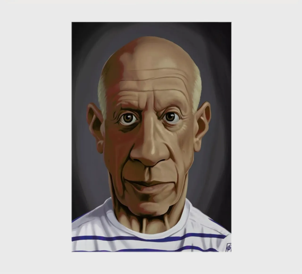 Pablo Picasso notebook by Rob Art | Illustration